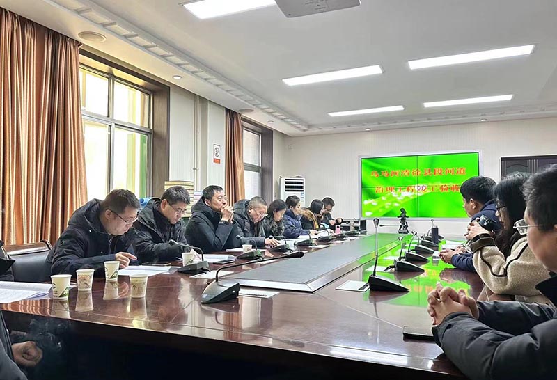 六公司乌马河清徐县段河道治理工程通过竣工验收